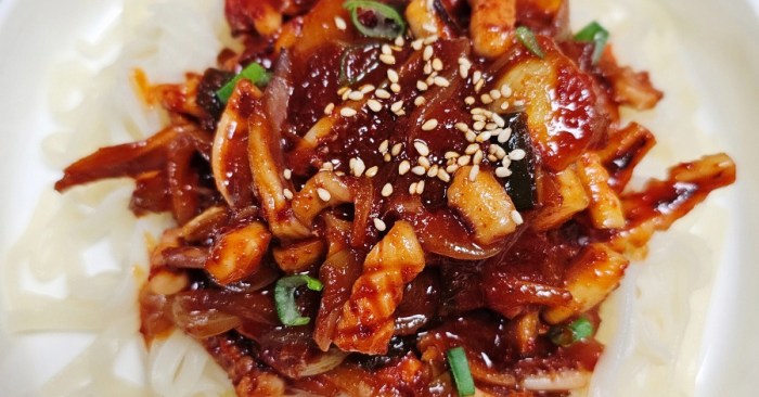 How to cook squid in korean style