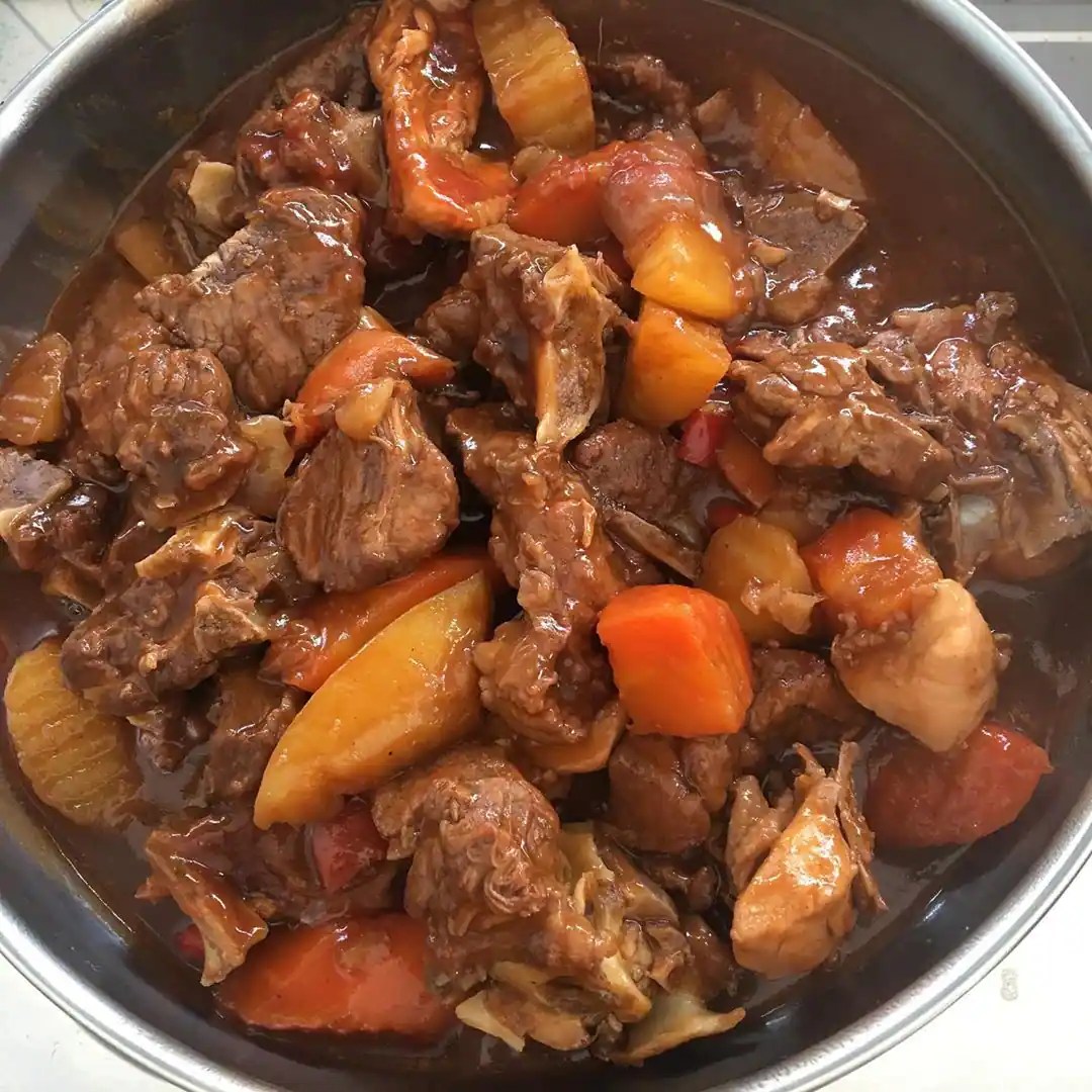 How to cook caldereta kapampangan style