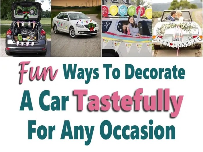 How to decorate car window