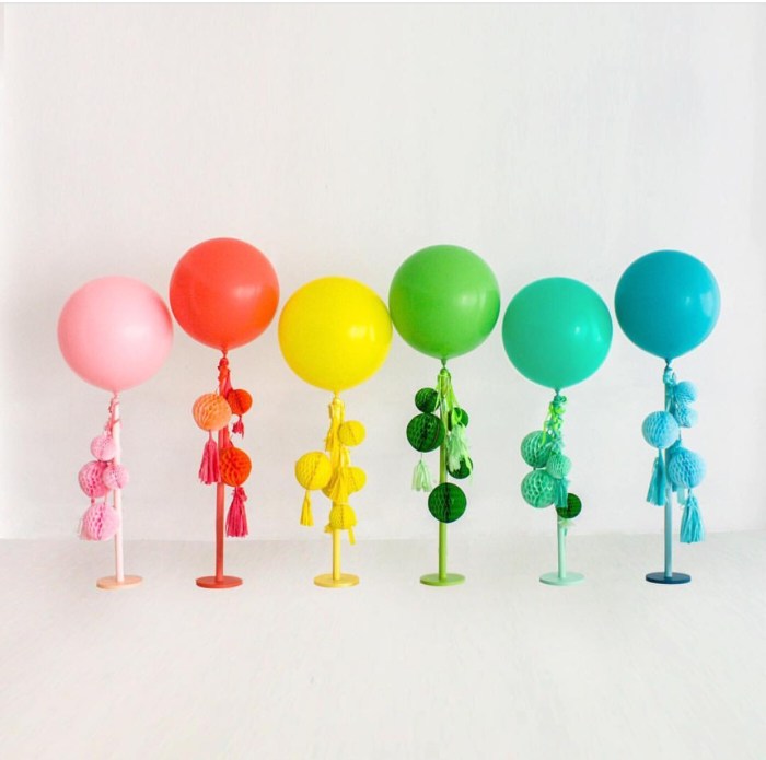 Balloon party stand diy stands centerpieces saved balloons