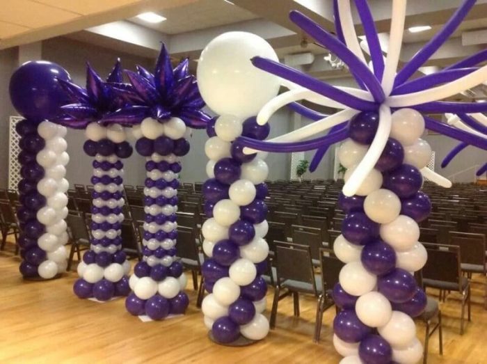 How to make a balloon stand decoration