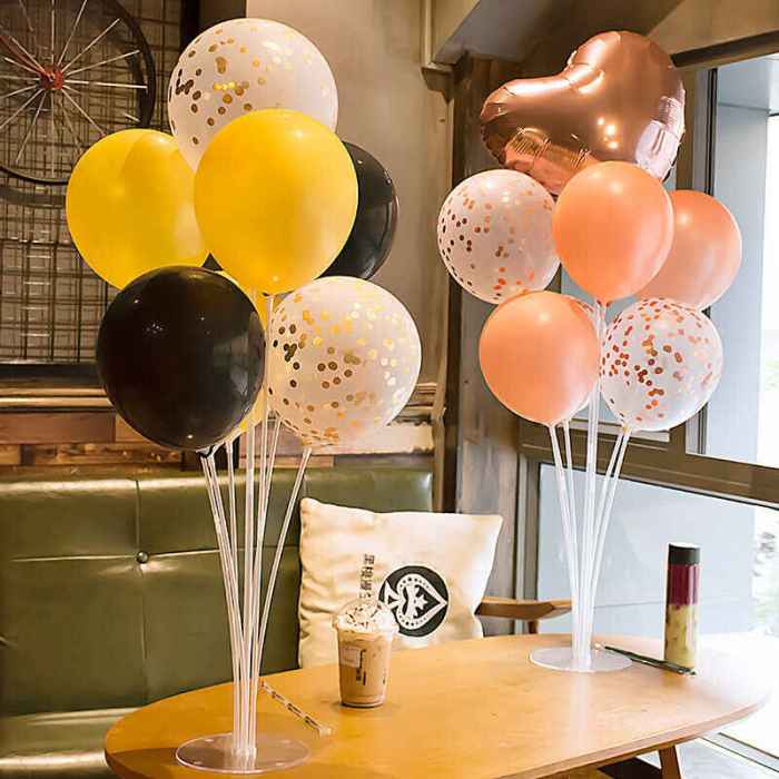 How to make a balloon stand decoration