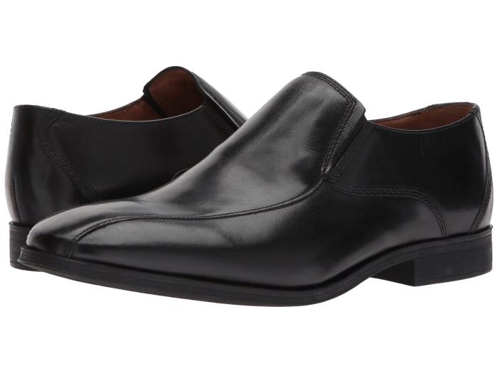 Mens leather slip on dress shoes