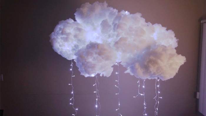 How to make a hanging cloud decoration