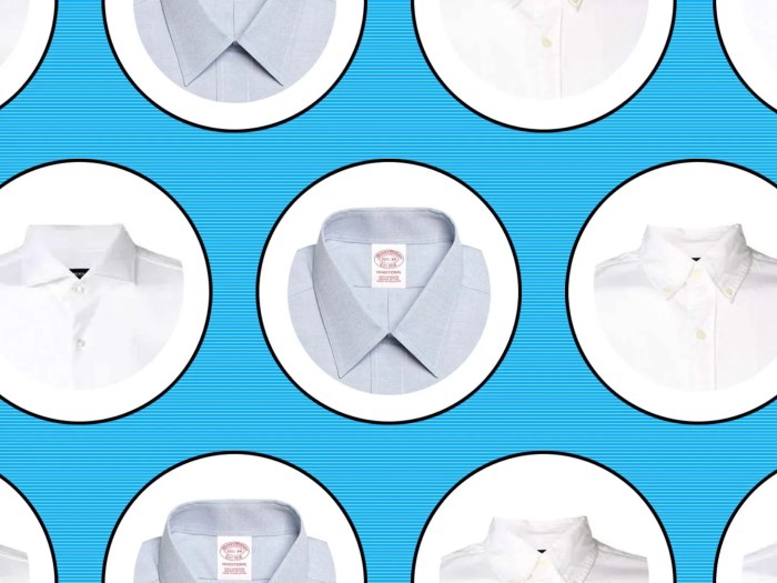 Collar types men's dress shirt